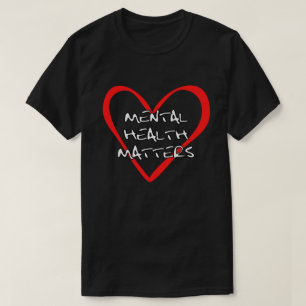 T-shirt Santé mentale - Conception de sensibilisation et d