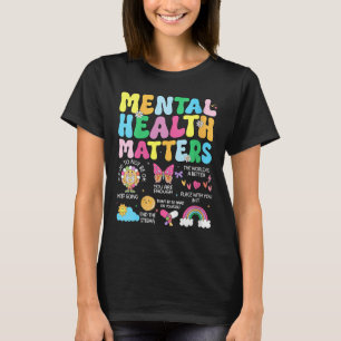 T-shirt Santé mentale des femmes S Maladie du cerveau huma