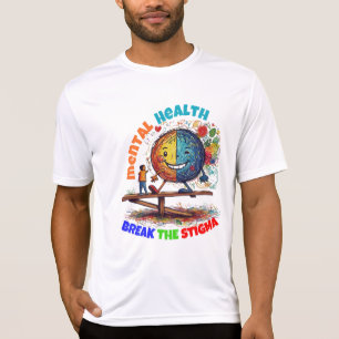 T-SHIRT SANTÉ MENTALE - FAIRE PASSER LA STIGMATIE
