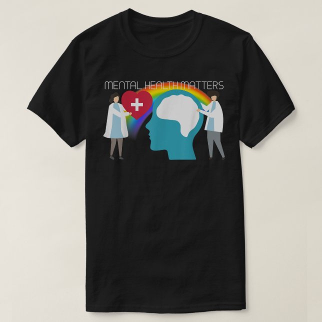 T-shirt Santé Mentale Lgbtq4506 2010 (Design devant)