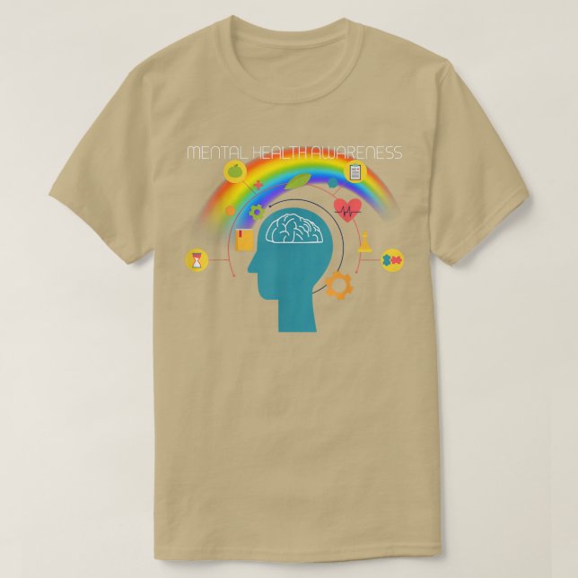 T-shirt Santé Mentale Lgbtq4512 2016 (Design devant)