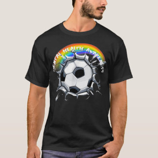 T-shirt Santé Mentale Lgbtq Pride Soccer4451 2032
