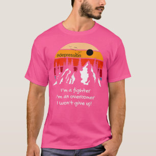 T-shirt Santé mentale rétro Sensibilisation Dépression Anx