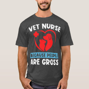 T-shirt Santé vétérinaire Animaux de compagnie Infirmières