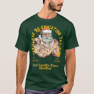T-shirt Santifa Claus Woke Père Noël Klaus Christmas Anti