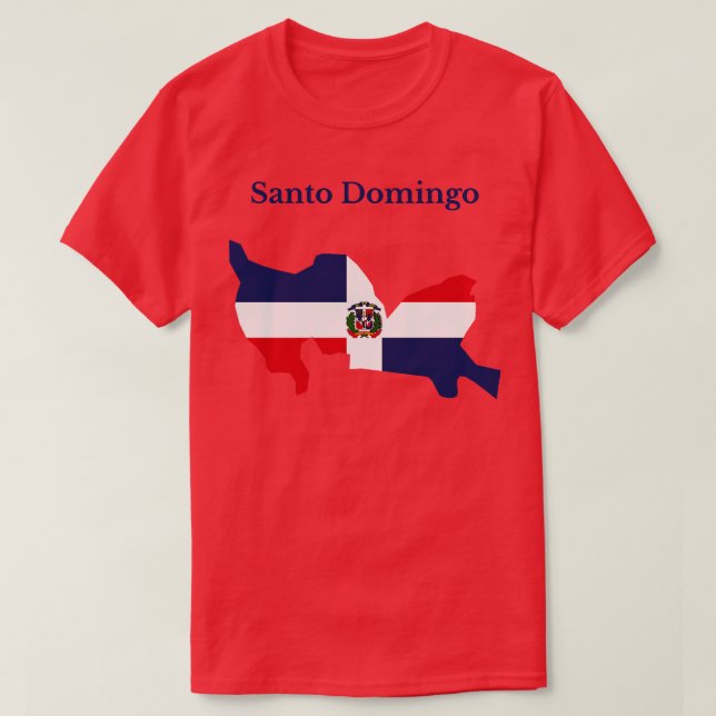 T-shirt Santo Domingo Province République Dominicaine (Design devant)