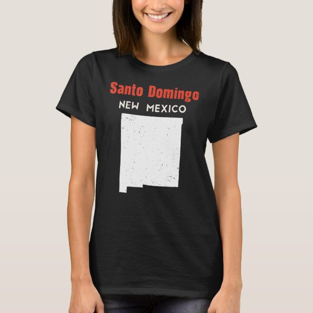 T-shirt Santo Domingo Pueblo USA State America Travel Nouv (Devant)