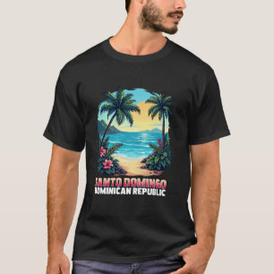 T-shirt Santo Domingo République Dominicaine Voyage de vac