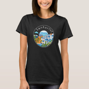 T-shirt Santorin Grèce Souvenir 3