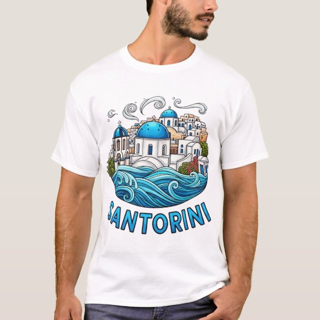 T-Shirt SANTORINI (Devant)