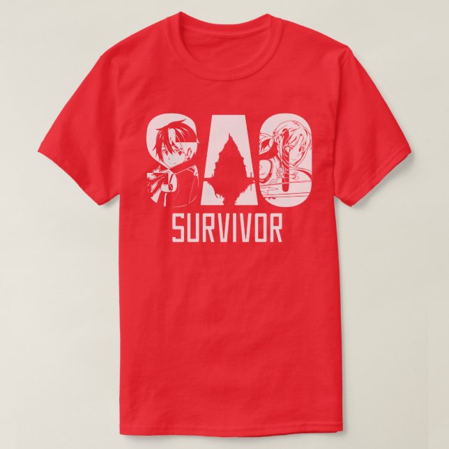 T-SHIRT SAO SURVIVOR (Design devant)