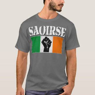T-shirt SAOIRSE Liberté pour l'Irlande Vintage en détresse