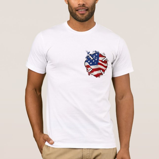 T-shirt Sapeur-pompier disponible de nouvelle conception (Devant)