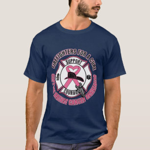 T-shirt Sapeurs-pompiers pour un cancer du sein de