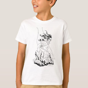 T-shirt Saphir vert de lanterne et d'étoile