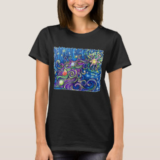 T-shirt Sapin de Noël Cosmique