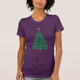 T-shirt Sapin de Noël des Noms de Jésus