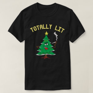 T-shirt Sapin de Noël Totalement Allumé