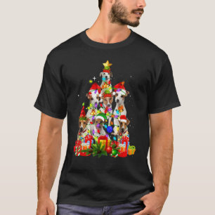 T-shirt Sapin de Noël Xmas Pyjama Jack Russell Terrier Chi
