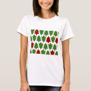 T-shirt Sapins de Noël Motif de Fêtes