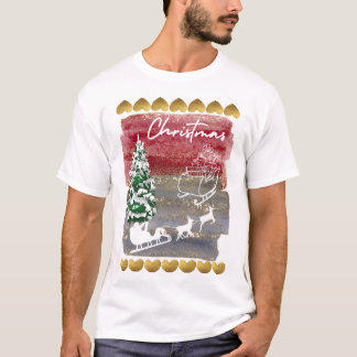 T-shirt Sapins de Noël vintage