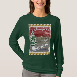 T-shirt Sapins de Noël vintage