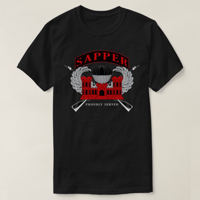 T-shirt Sapper des ingénieurs de combat (Design devant)