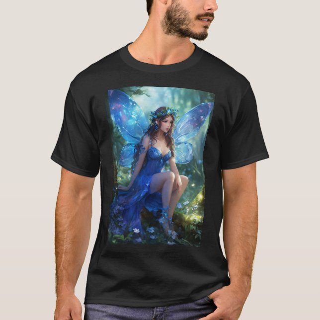 T-shirt Sapphire, Fée du feu de forêt (Devant)