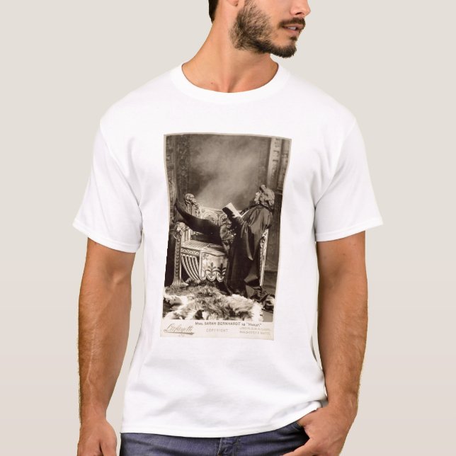 T-shirt Sarah Bernhardt (1844-1923) comme Hamlet dans le (Devant)
