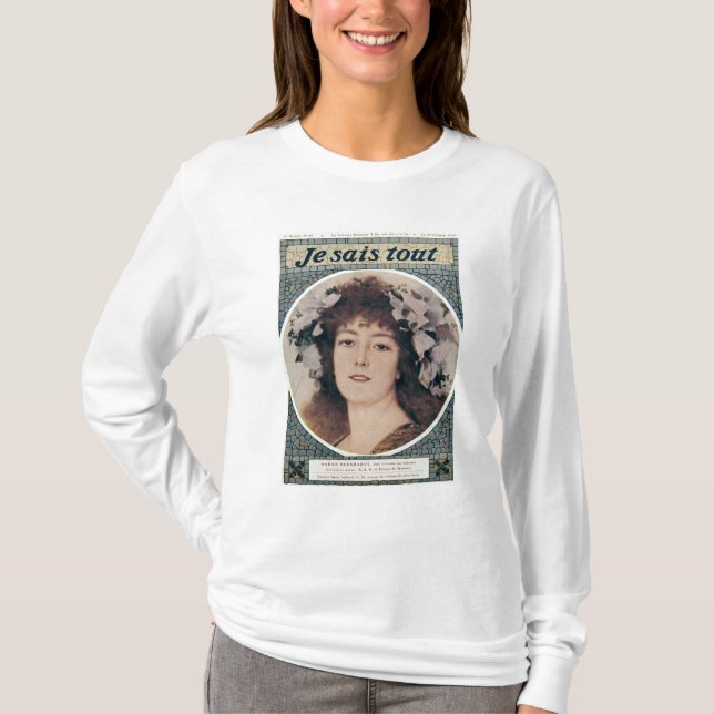 T-shirt Sarah Bernhardt dans Gismonda (Devant)