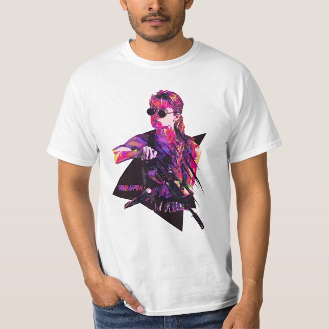 T-shirt Sarah connor retro (Devant)