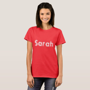 T-shirt Sarah de police d'amusement de noir d'orphelin