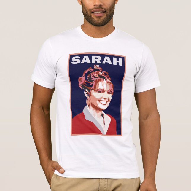 T-shirt Sarah Palin 2008 (Devant)