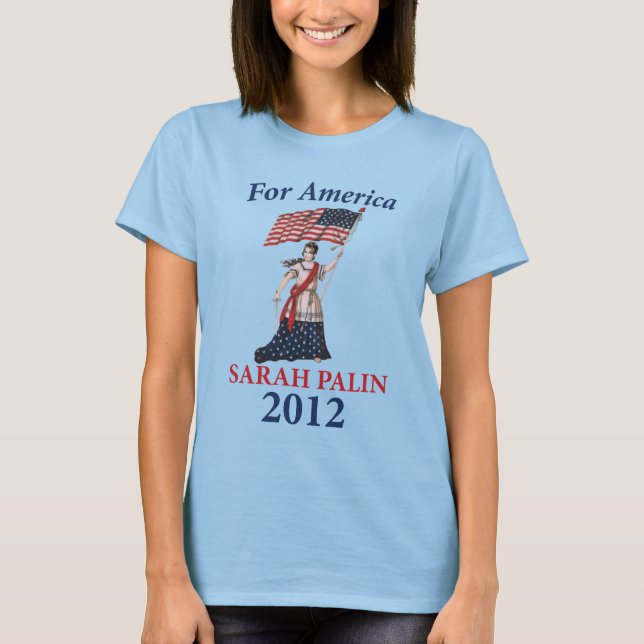 T-shirt Sarah Palin 2012 (Devant)