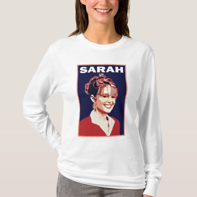 T-shirt Sarah Palin - président 2012 (Devant)