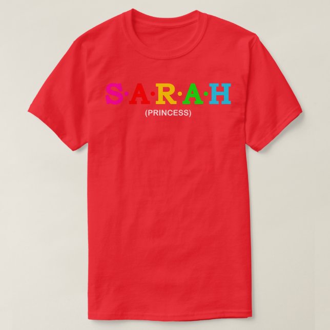 T-shirt Sarah Princess (Design devant)