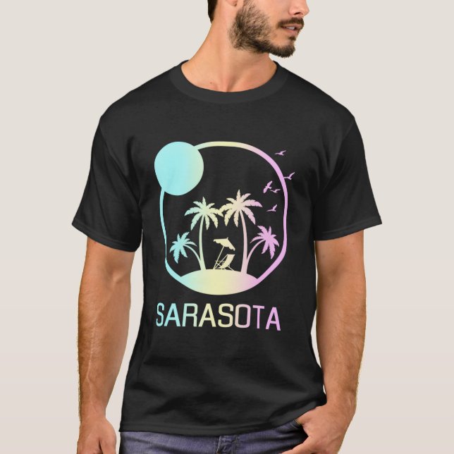 T-shirt Sarasota Florida Travel Vacation Beach (Devant)
