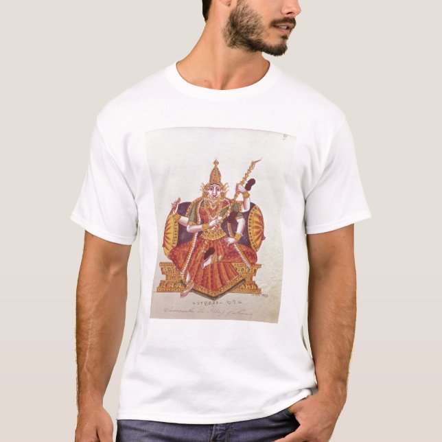 T-shirt Saratheswathee, déesse indoue de l'étude (Devant)