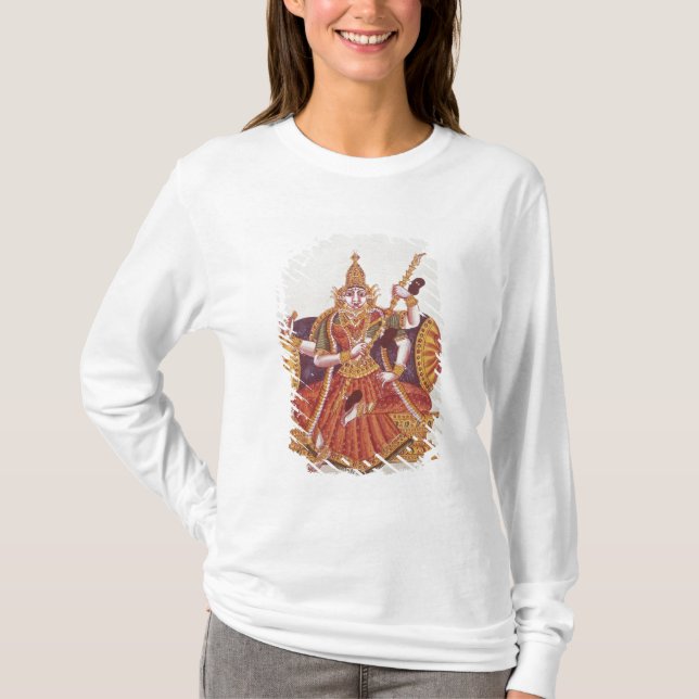 T-shirt Saratheswathee, déesse indoue de l'étude (Devant)