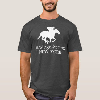 T-shirt Saratoga Springs New York Horse Racing Jockey T-Sh