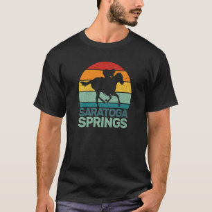 T-shirt Saratoga Springs New York Toga Course de chevaux