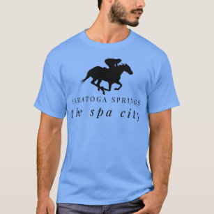 T-shirt Saratoga Springs Racing Horse avec Jockey 1
