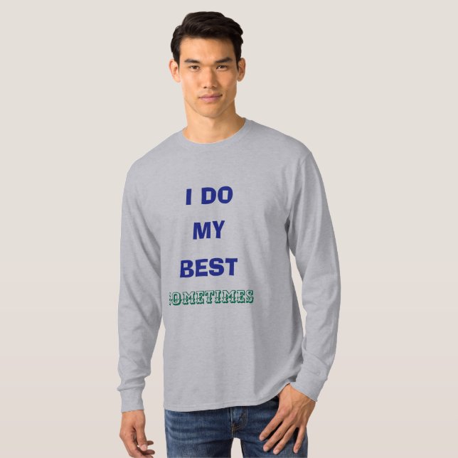 T-shirt Sarcasique Effort Honnete (Devant entier)