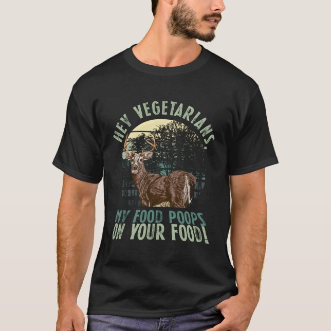 T-shirt Sarcasm Carnivore Anti Vegetarian Viande végétarie (Devant)