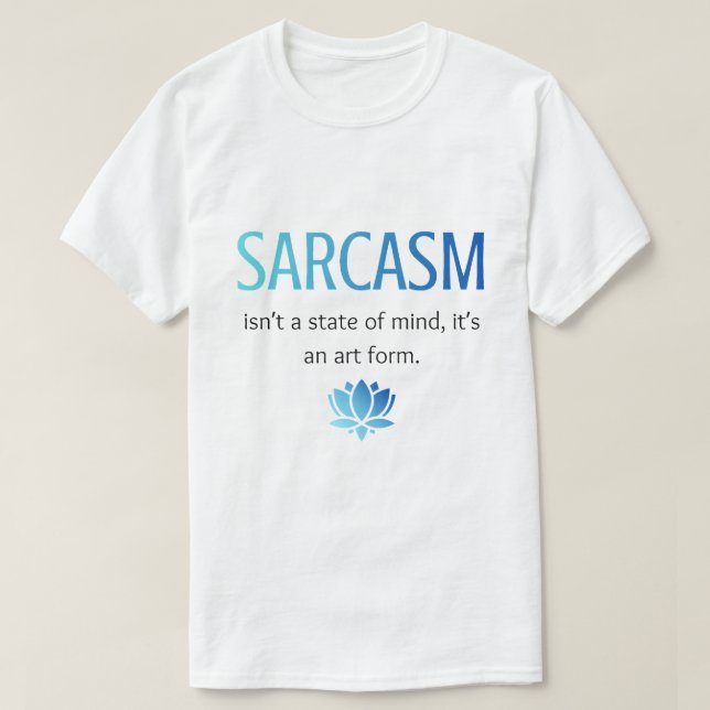 T-shirt Sarcasme (Design devant)