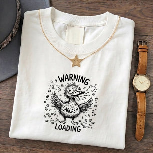 T-shirt Sarcasme Canard Coinçant Drôle