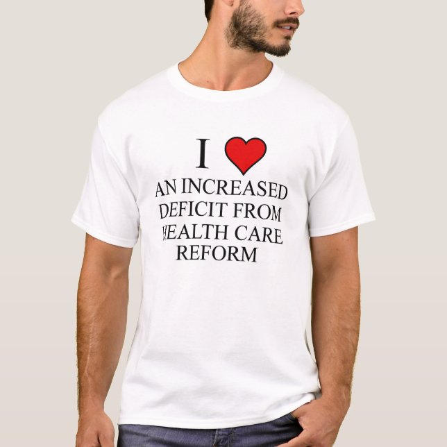 T-Shirt Sarcasme Contre La Réforme De La Santé (Devant)