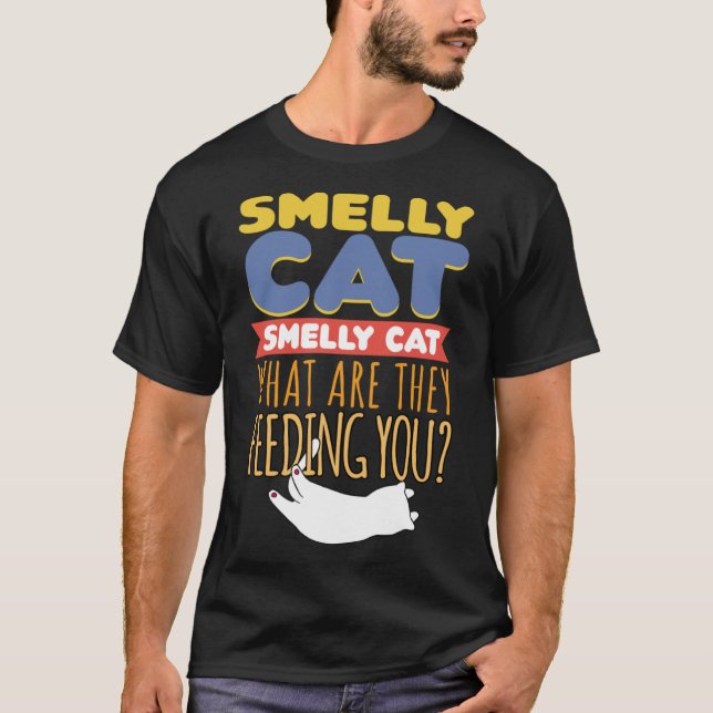 T-shirt Sarcasme de chat odelly Citation Propriétaire de c (Devant)