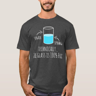 T-shirt Sarcasme en verre d'eau de professeur de Sciences
