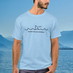 T-shirt Sarcasme français de l'Humour des requins